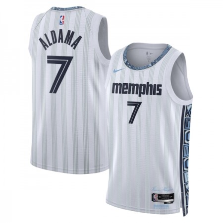 NBA Mænd Trøje Memphis Grizzlies Santi Aldama 2025-26 Nike City Edition Grå Swingman